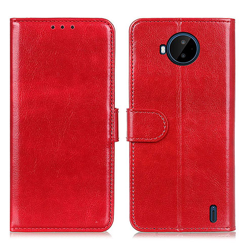 Coque Portefeuille Livre Cuir Etui Clapet M07L pour Nokia C20 Plus Rouge