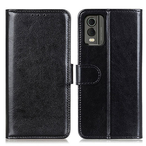 Coque Portefeuille Livre Cuir Etui Clapet M07L pour Nokia C210 Noir