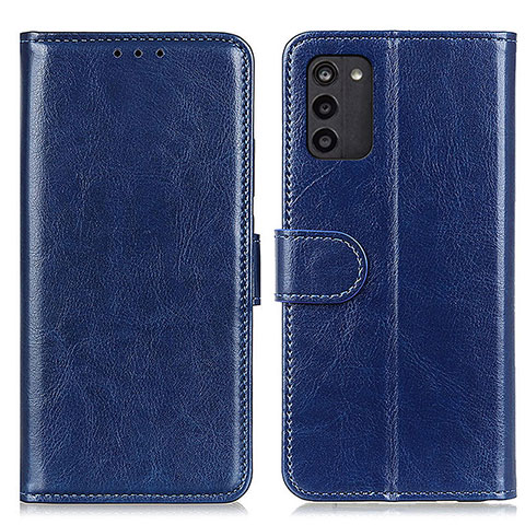 Coque Portefeuille Livre Cuir Etui Clapet M07L pour Nokia G100 Bleu