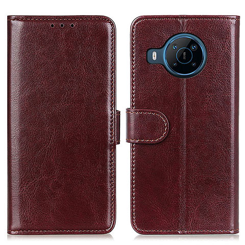 Coque Portefeuille Livre Cuir Etui Clapet M07L pour Nokia X100 5G Marron