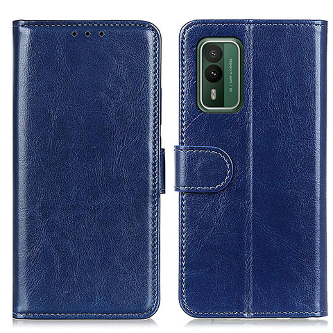 Coque Portefeuille Livre Cuir Etui Clapet M07L pour Nokia XR21 Bleu