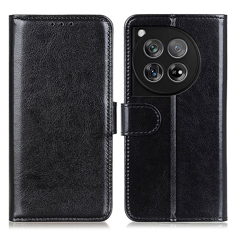 Coque Portefeuille Livre Cuir Etui Clapet M07L pour OnePlus 12 5G Noir