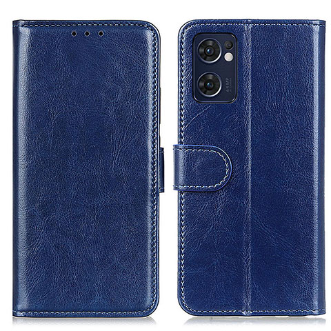 Coque Portefeuille Livre Cuir Etui Clapet M07L pour OnePlus Nord CE 2 5G Bleu