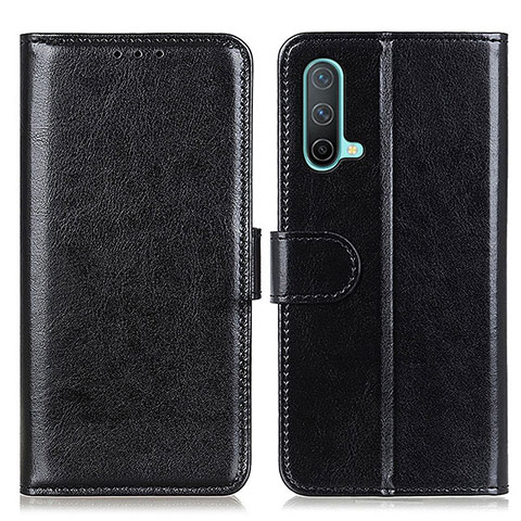 Coque Portefeuille Livre Cuir Etui Clapet M07L pour OnePlus Nord CE 5G Noir