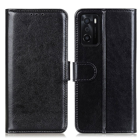 Coque Portefeuille Livre Cuir Etui Clapet M07L pour Oppo A55S 5G Noir