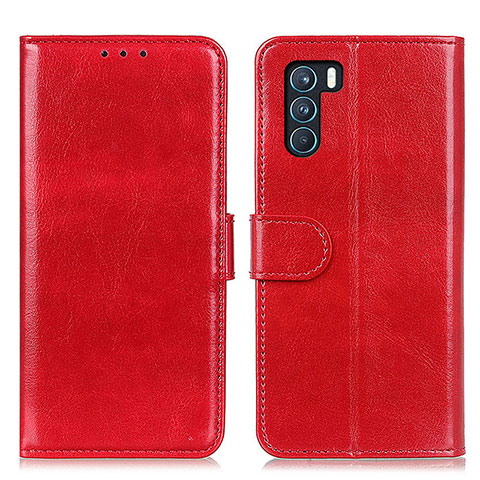 Coque Portefeuille Livre Cuir Etui Clapet M07L pour Oppo K9 Pro 5G Rouge