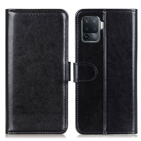 Coque Portefeuille Livre Cuir Etui Clapet M07L pour Oppo Reno5 F Noir