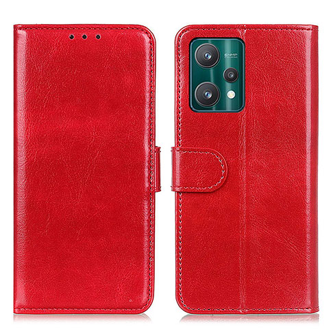 Coque Portefeuille Livre Cuir Etui Clapet M07L pour Realme 9 Pro+ Plus 5G Rouge