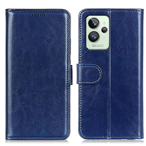 Coque Portefeuille Livre Cuir Etui Clapet M07L pour Realme GT2 Pro 5G Bleu