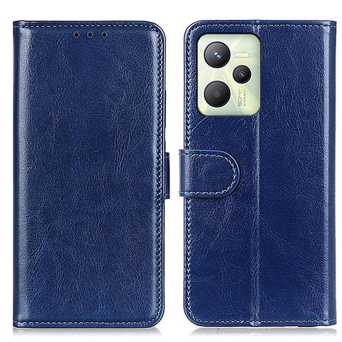 Coque Portefeuille Livre Cuir Etui Clapet M07L pour Realme Narzo 50A Prime Bleu