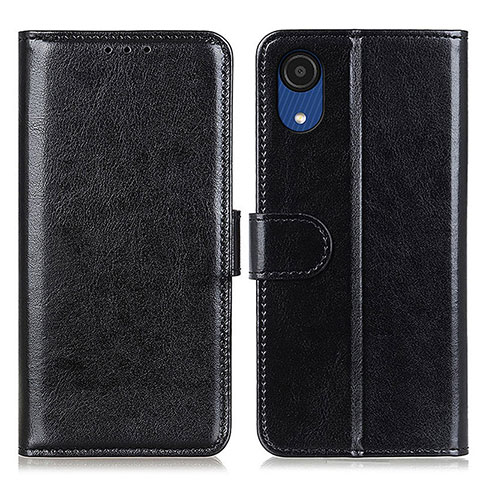 Coque Portefeuille Livre Cuir Etui Clapet M07L pour Samsung Galaxy A03 Core Noir