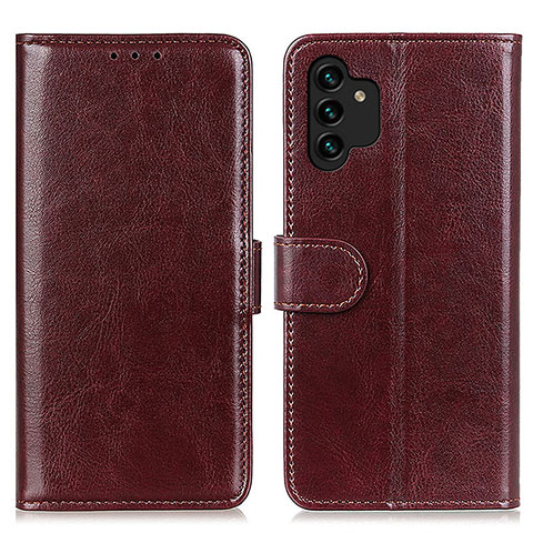 Coque Portefeuille Livre Cuir Etui Clapet M07L pour Samsung Galaxy A13 5G Marron