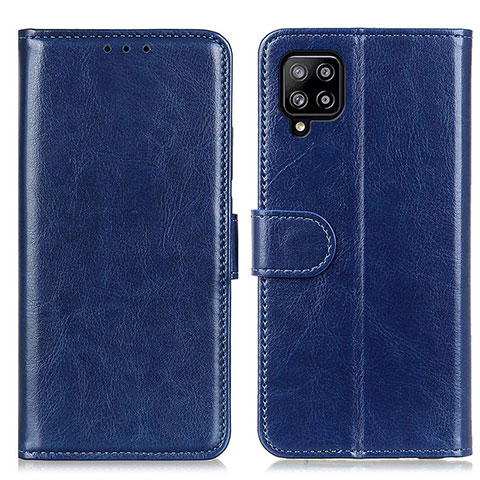 Coque Portefeuille Livre Cuir Etui Clapet M07L pour Samsung Galaxy A22 4G Bleu