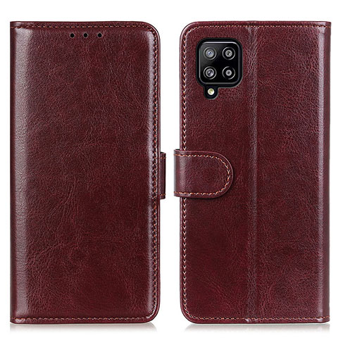 Coque Portefeuille Livre Cuir Etui Clapet M07L pour Samsung Galaxy A22 4G Marron