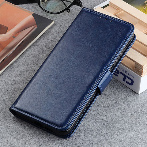 Coque Portefeuille Livre Cuir Etui Clapet M07L pour Samsung Galaxy A32 4G Bleu