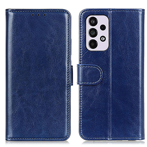 Coque Portefeuille Livre Cuir Etui Clapet M07L pour Samsung Galaxy A33 5G Bleu