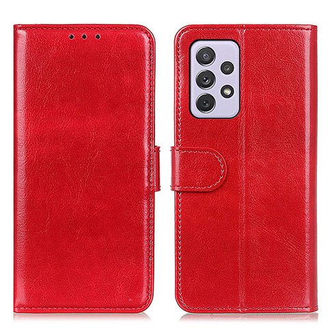 Coque Portefeuille Livre Cuir Etui Clapet M07L pour Samsung Galaxy A73 5G Rouge