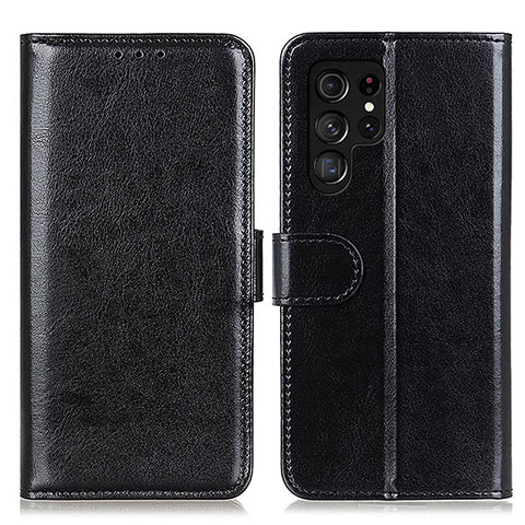 Coque Portefeuille Livre Cuir Etui Clapet M07L pour Samsung Galaxy S21 Ultra 5G Noir