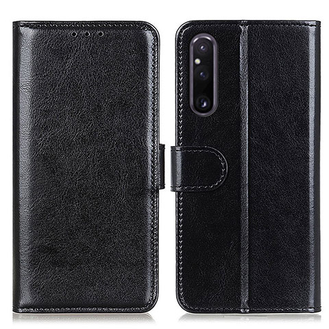 Coque Portefeuille Livre Cuir Etui Clapet M07L pour Sony Xperia 1 V Noir