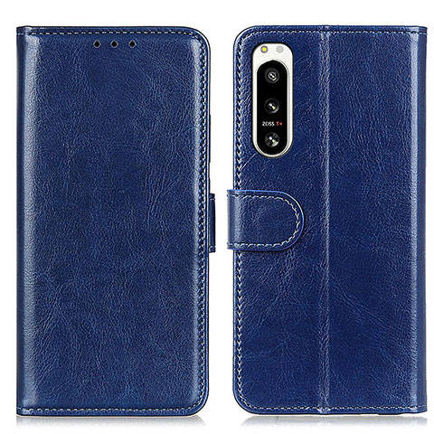 Coque Portefeuille Livre Cuir Etui Clapet M07L pour Sony Xperia 5 IV Bleu