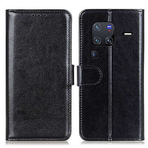 Coque Portefeuille Livre Cuir Etui Clapet M07L pour Vivo X80 Pro 5G Noir