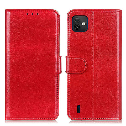 Coque Portefeuille Livre Cuir Etui Clapet M07L pour Wiko Y82 Rouge