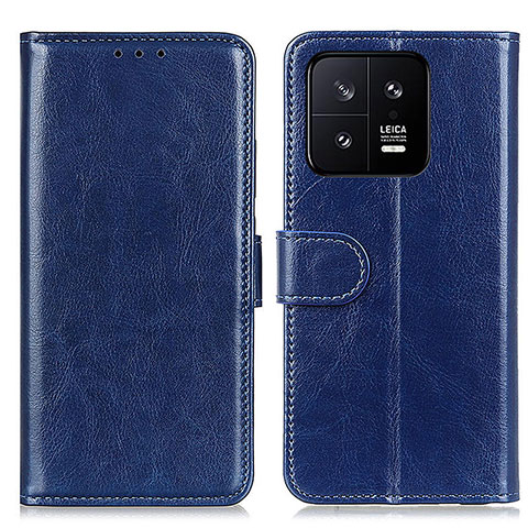 Coque Portefeuille Livre Cuir Etui Clapet M07L pour Xiaomi Mi 13 5G Bleu