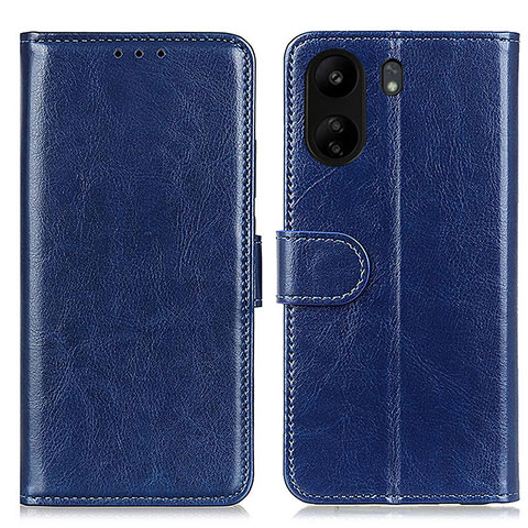 Coque Portefeuille Livre Cuir Etui Clapet M07L pour Xiaomi Poco C65 Bleu