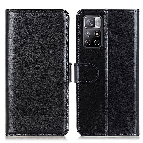 Coque Portefeuille Livre Cuir Etui Clapet M07L pour Xiaomi Poco M4 Pro 5G Noir