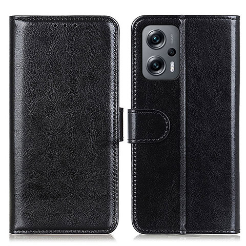 Coque Portefeuille Livre Cuir Etui Clapet M07L pour Xiaomi Poco X4 GT 5G Noir