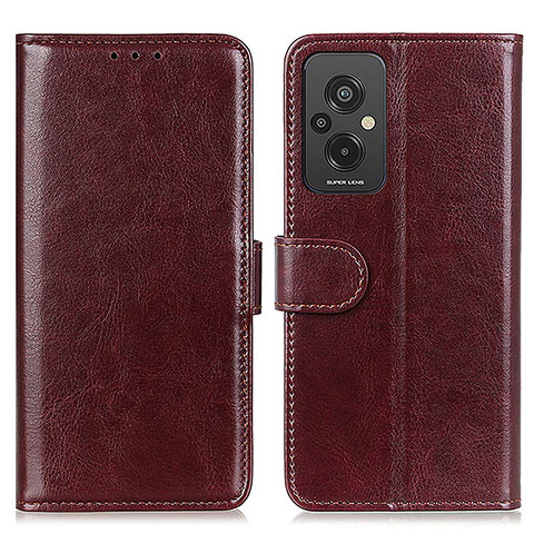 Coque Portefeuille Livre Cuir Etui Clapet M07L pour Xiaomi Redmi 11 Prime 4G Marron