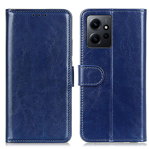 Coque Portefeuille Livre Cuir Etui Clapet M07L pour Xiaomi Redmi Note 12 4G Bleu