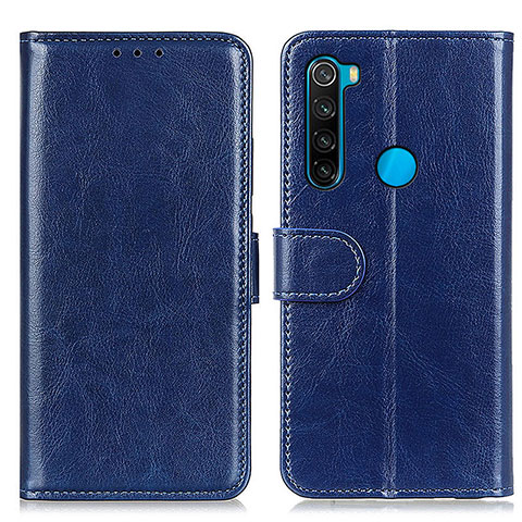 Coque Portefeuille Livre Cuir Etui Clapet M07L pour Xiaomi Redmi Note 8 (2021) Bleu