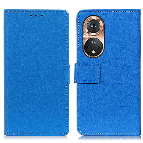 Coque Portefeuille Livre Cuir Etui Clapet M08L pour Huawei Honor 50 5G Bleu