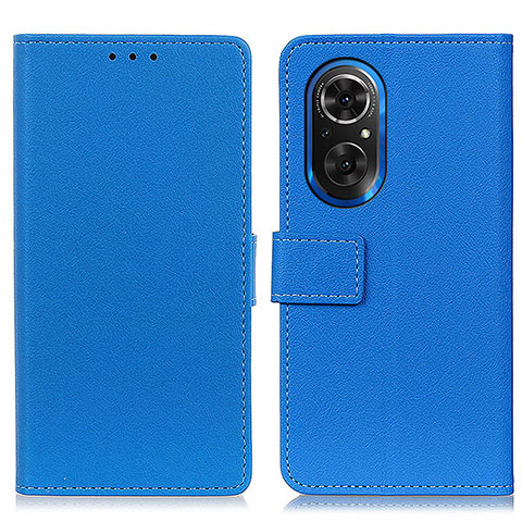 Coque Portefeuille Livre Cuir Etui Clapet M08L pour Huawei Honor 50 SE 5G Bleu