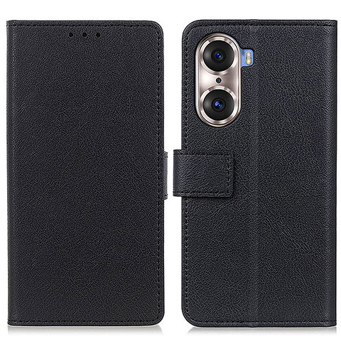 Coque Portefeuille Livre Cuir Etui Clapet M08L pour Huawei Honor 60 Pro 5G Noir