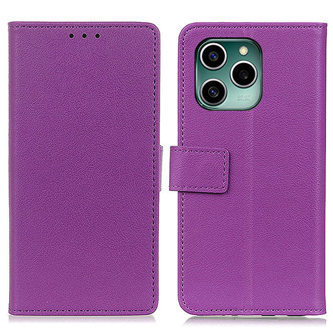 Coque Portefeuille Livre Cuir Etui Clapet M08L pour Huawei Honor 60 SE 5G Violet