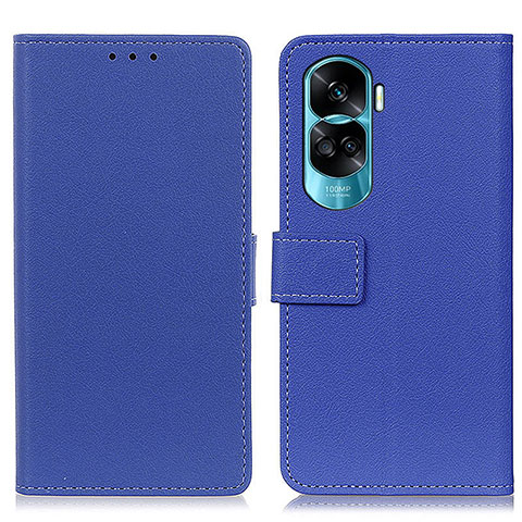 Coque Portefeuille Livre Cuir Etui Clapet M08L pour Huawei Honor 90 Lite 5G Bleu