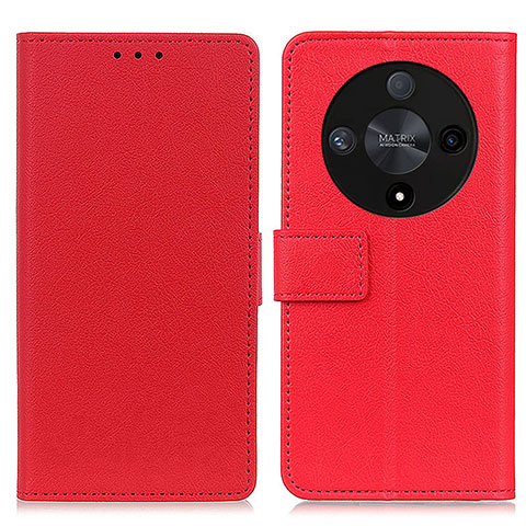 Coque Portefeuille Livre Cuir Etui Clapet M08L pour Huawei Honor Magic6 Lite 5G Rouge