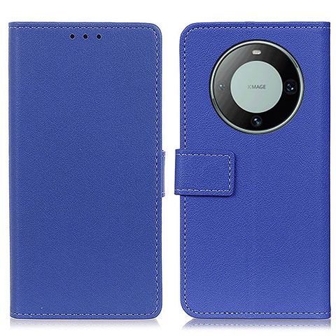 Coque Portefeuille Livre Cuir Etui Clapet M08L pour Huawei Mate 60 Pro+ Plus Bleu