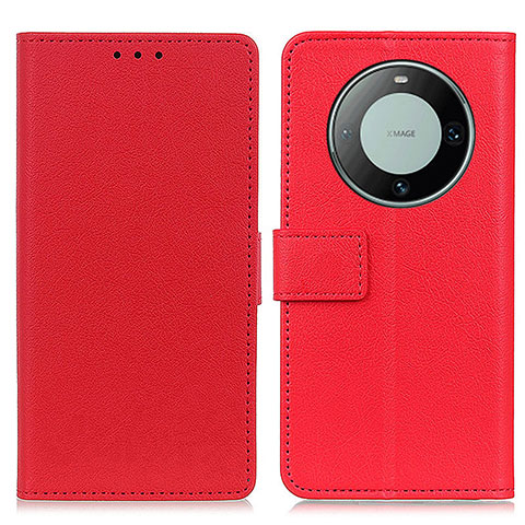 Coque Portefeuille Livre Cuir Etui Clapet M08L pour Huawei Mate 60 Pro+ Plus Rouge