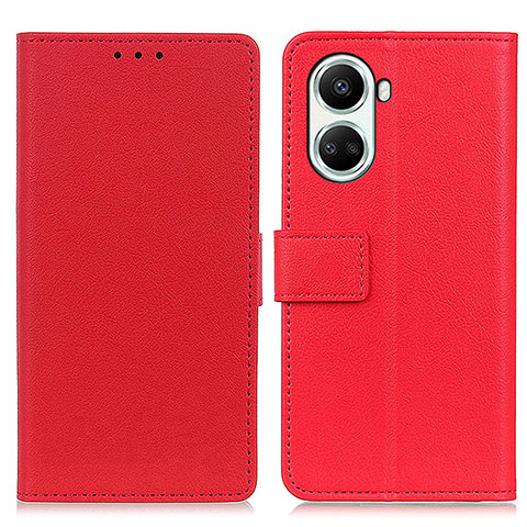 Coque Portefeuille Livre Cuir Etui Clapet M08L pour Huawei Nova 10 SE Rouge