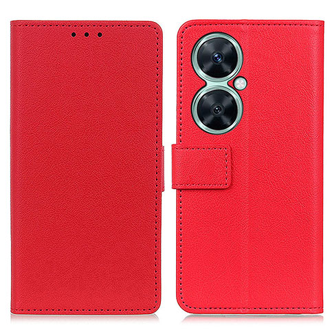 Coque Portefeuille Livre Cuir Etui Clapet M08L pour Huawei Nova 11i Rouge