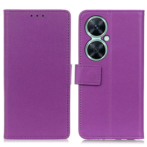 Coque Portefeuille Livre Cuir Etui Clapet M08L pour Huawei Nova 11i Violet