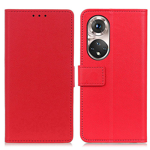 Coque Portefeuille Livre Cuir Etui Clapet M08L pour Huawei Nova 9 Pro Rouge