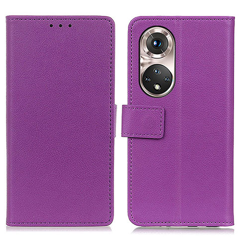 Coque Portefeuille Livre Cuir Etui Clapet M08L pour Huawei Nova 9 Pro Violet