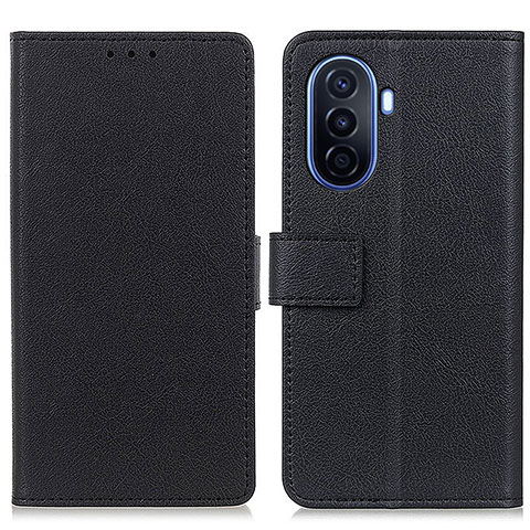 Coque Portefeuille Livre Cuir Etui Clapet M08L pour Huawei Nova Y70 Plus Noir