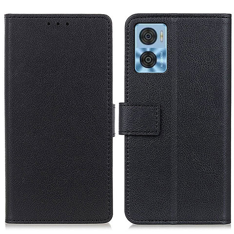 Coque Portefeuille Livre Cuir Etui Clapet M08L pour Motorola Moto E22i Noir