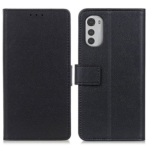 Coque Portefeuille Livre Cuir Etui Clapet M08L pour Motorola Moto E32s Noir