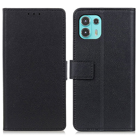 Coque Portefeuille Livre Cuir Etui Clapet M08L pour Motorola Moto Edge 20 Lite 5G Noir